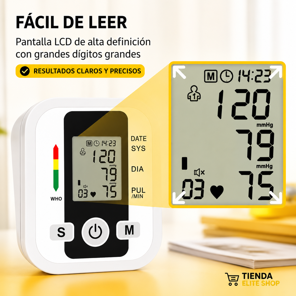 Controla Tu Presión y Oxígeno en Segundos Desde Casa Monitoreo rápido, preciso y fácil para toda la familia.